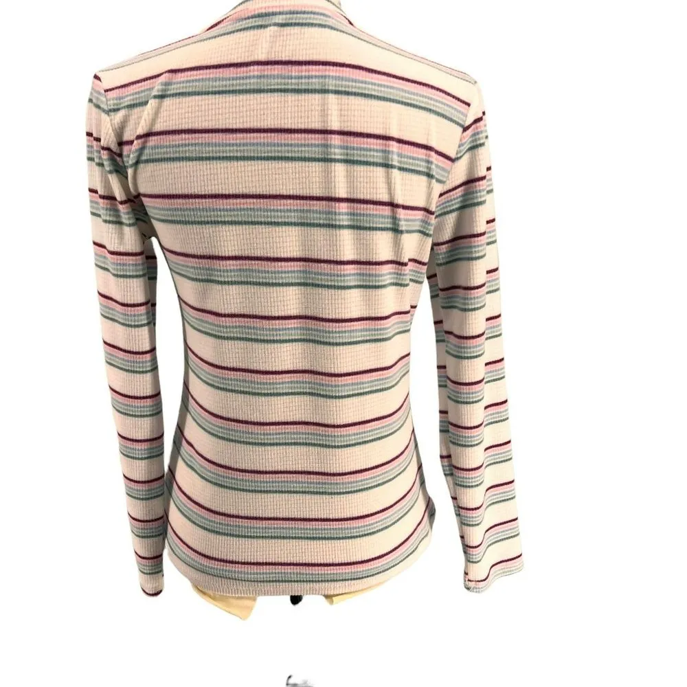 Hurley Thermal Tropical Striped Pajama Set Large - Image 4