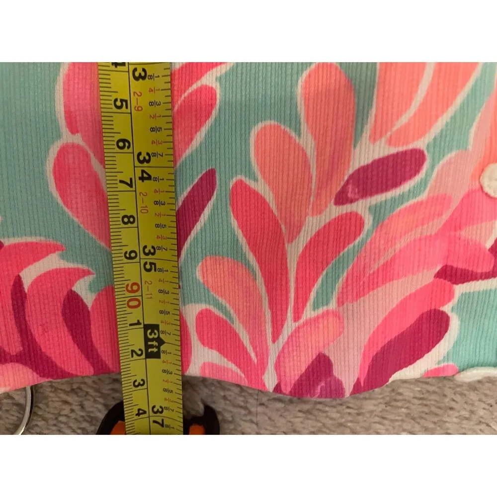 Lilly Pulitzer Pearl Poolside Blue Love Birds Lace Detail Shift Dress $198 SZ 10 - Image 13