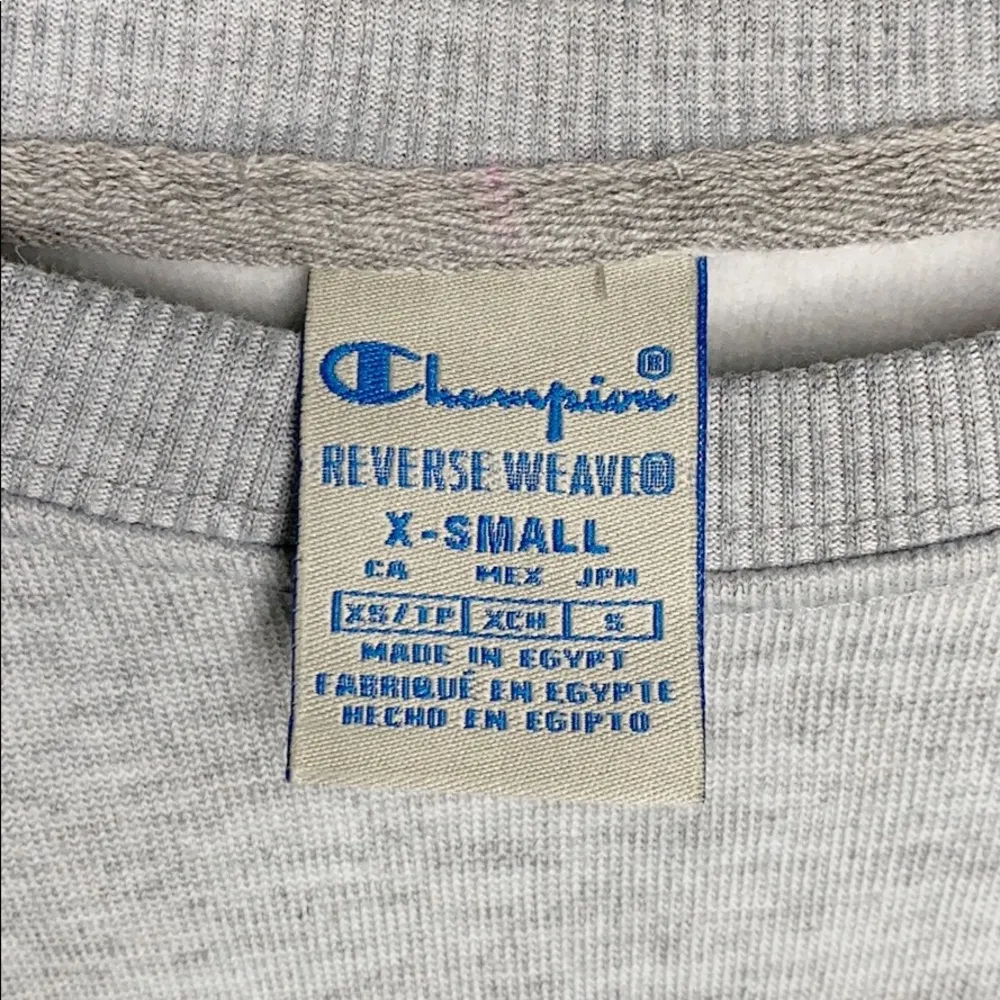Champion Reverse weave logo appliqué sweatshirt size XS - Image 8