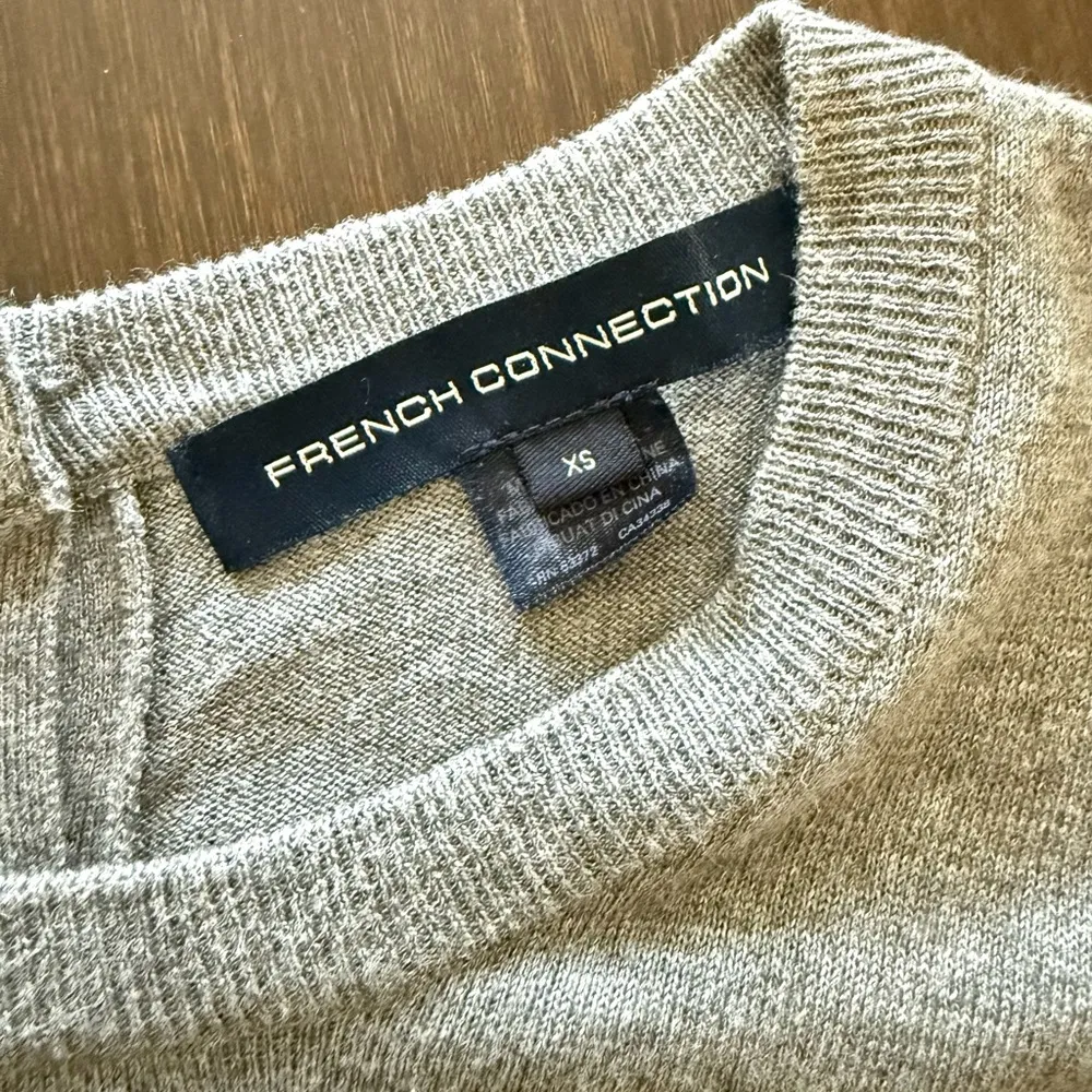 French Connection Sweater Sequin Eye Lash Design Size XS - Image 6