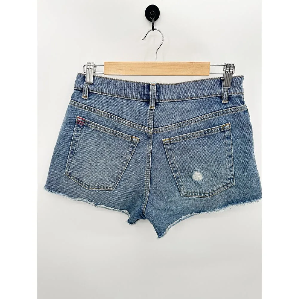 Urban Outfitters BDG Mid Rise Blue Cotton Denim Essential Shorts Women's Size 26 - Image 2
