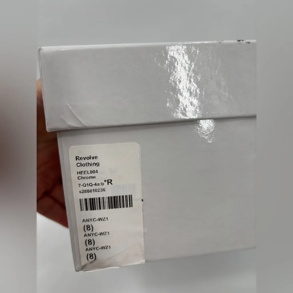 Arch NYC Lovestruck Heel in Chrome Silver Size 8 - Image 5