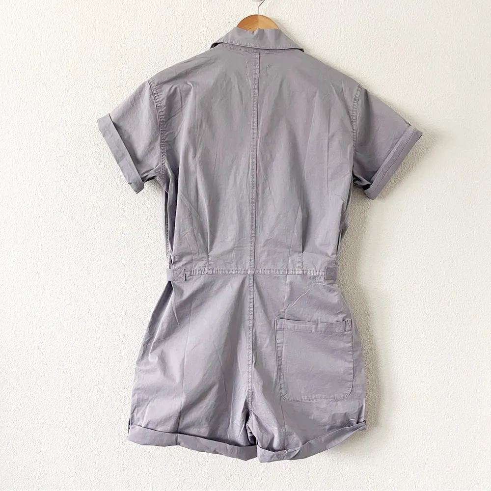 Pistola Parker Denim Romper in Plumeria - Image 7