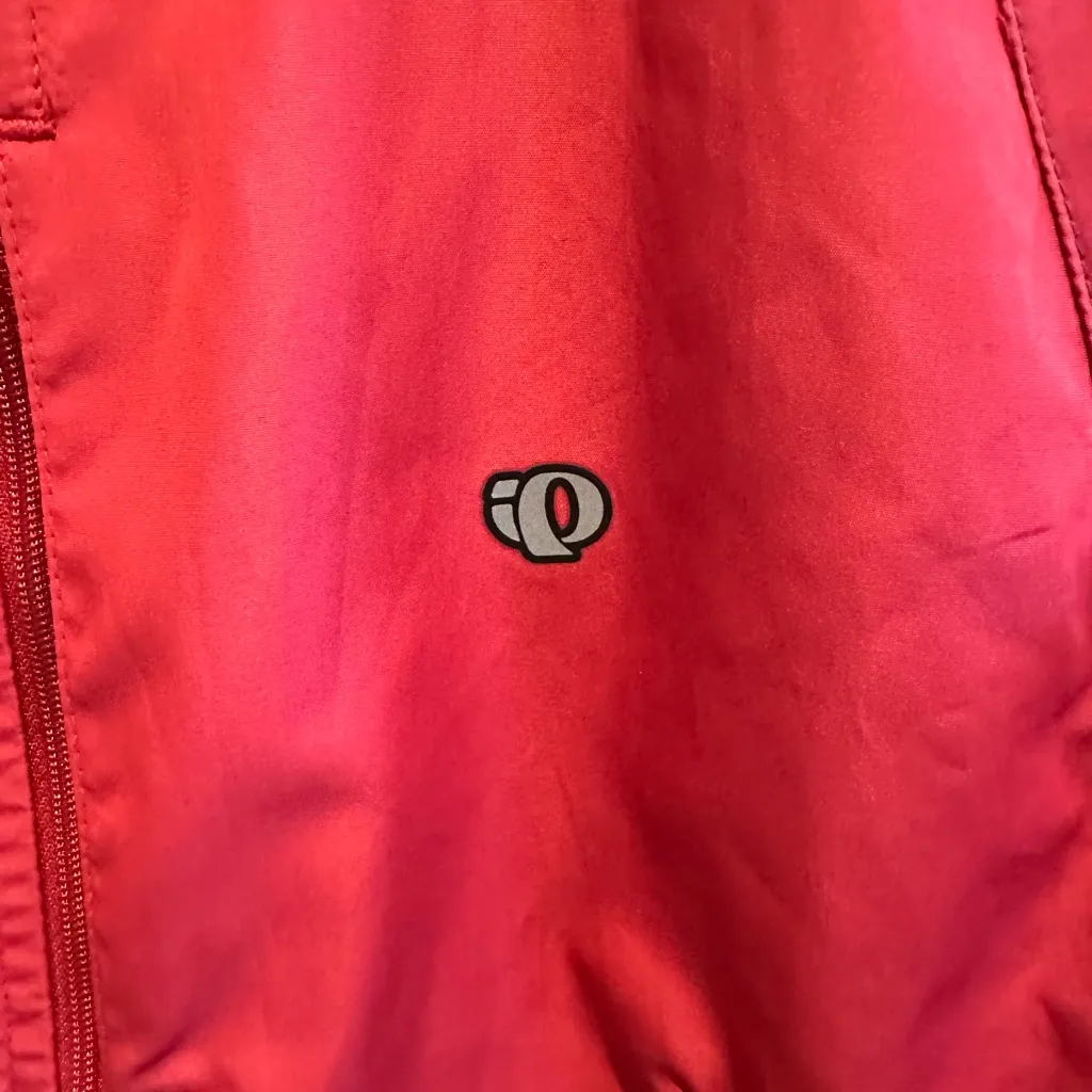 Pearl Izumi Cycling Full Zip Women's Red Gray Mesh Vest Large - Image 3