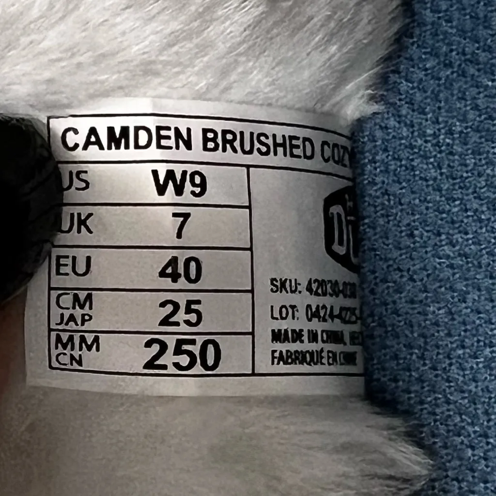 Hey Dude NEW Women's Camden Brushed Cozy Shoe Size 9 #B1878A - Image 8