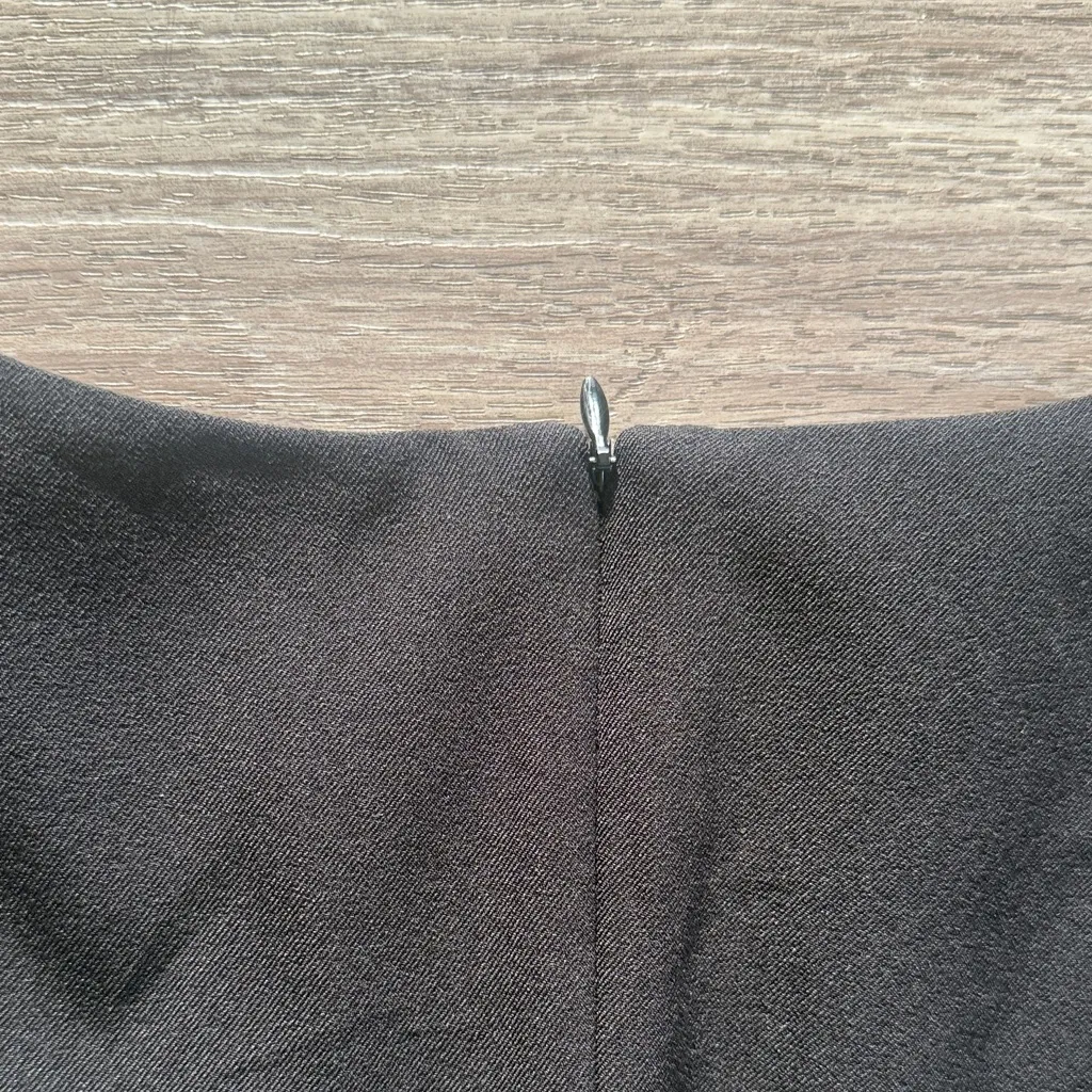 MM Lafleur Classic Black Dress Size 2 3/4 Sleeves With Pockets Bodycon - Image 7