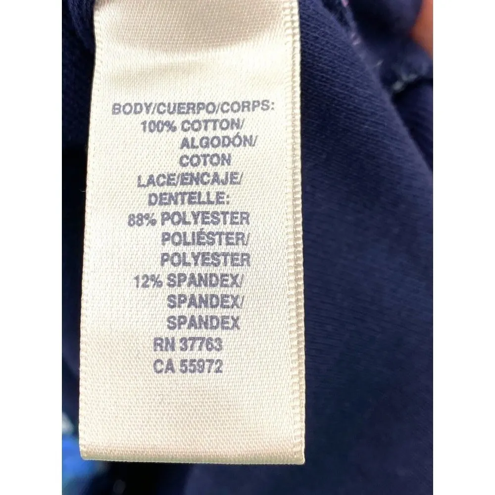 RAFAELLA Sweater Cardigan Floral Lace Overlay Cottagecore Lagenlook Button Up 2X - Image 6