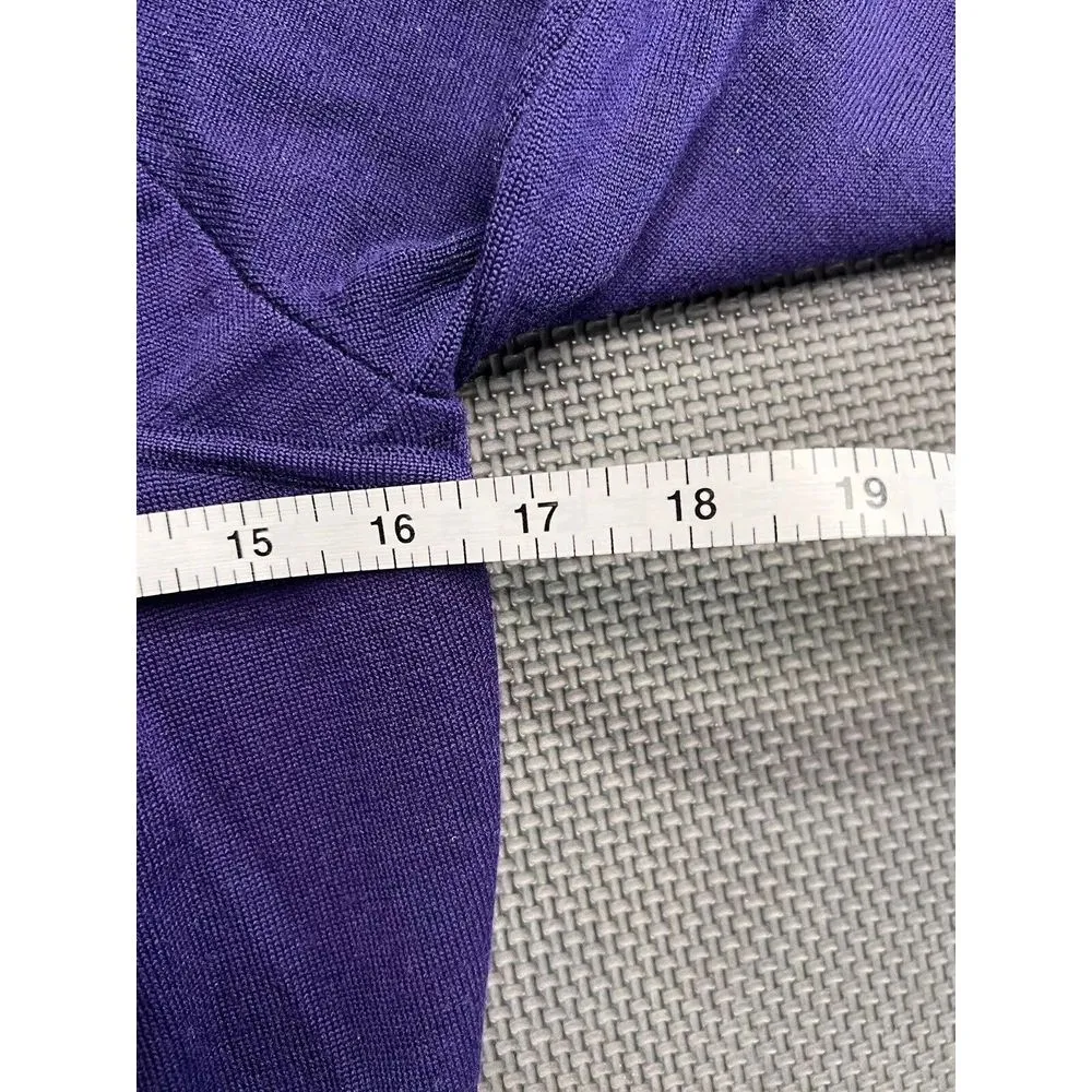 Smartwool Purple Merino Wool Cardigan Full Zip Layer Sz Sm Hiking Outdoor Layer - Image 5