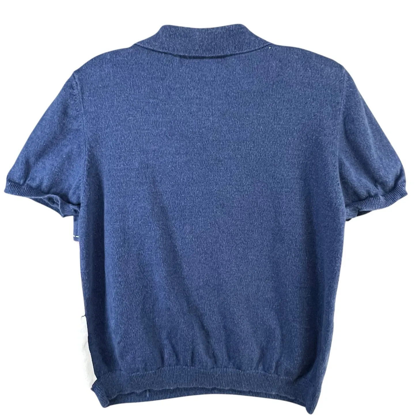 Alfred Dunner Sweater Women PXL Blue Patchwork Floral Granny Coastal Cottagecore Size undefined - Image 4