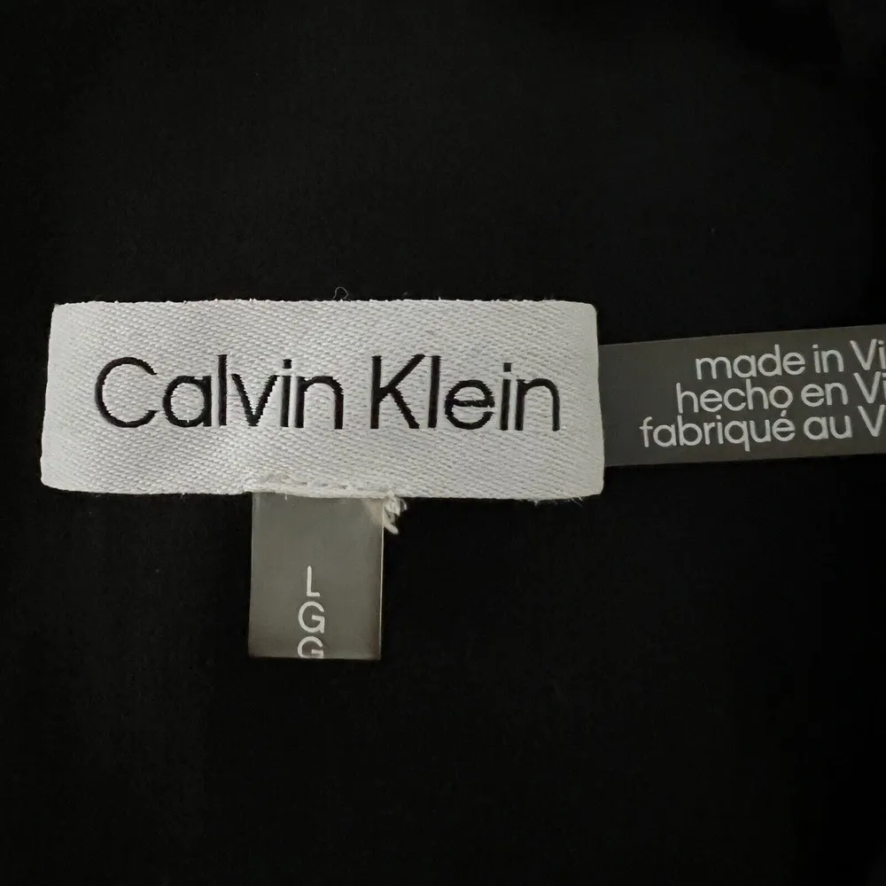 Calvin Klein Shirt Women Large Black Allover Sequin Party Cocktail Holiday Party - Image 7