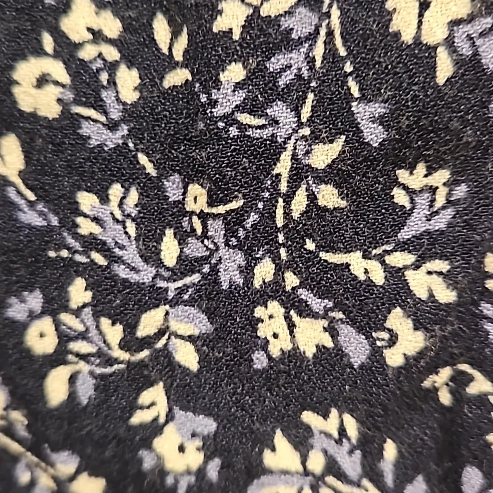 💕REFORMATION💕 The Hudsen Babydoll Dress Twilight Blue Micro Floral Print Small - Image 12