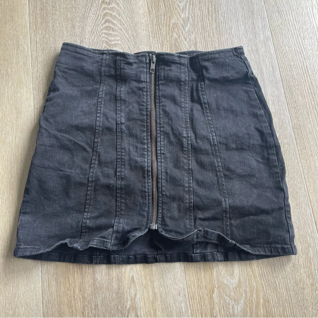 Free People Layla Mini Denim Skirt - Image 2