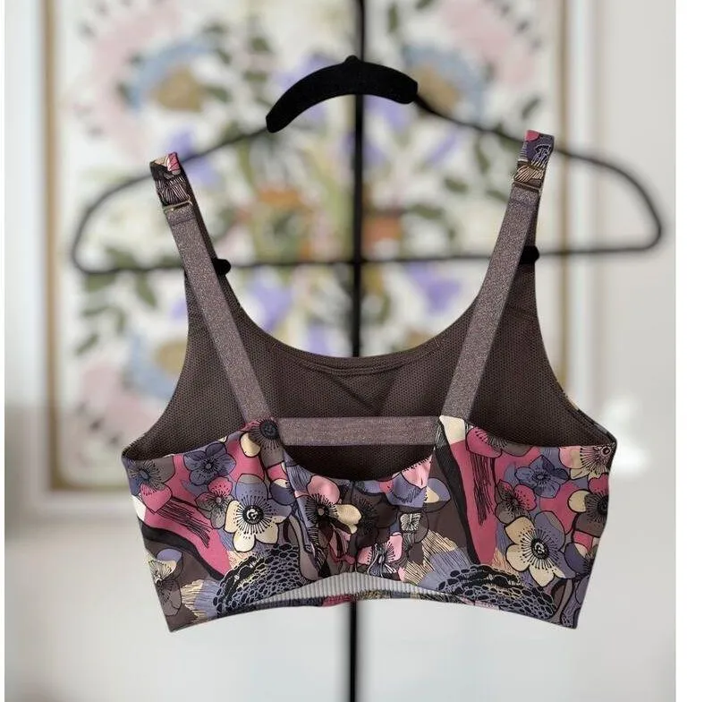 Nike Women's Dri-FIT Swoosh Femme Medium-Support Padded Printed Sports Bra Large - Image 5