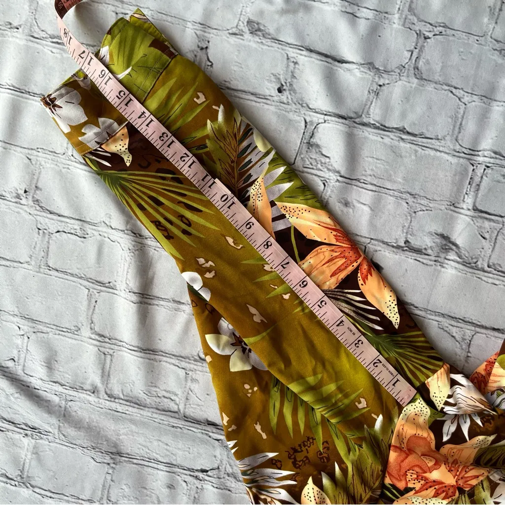 Allison Daley 22W Tropical Shacket Jacket Jungle Print Button Down Shirt Vtg Y2k - Image 15