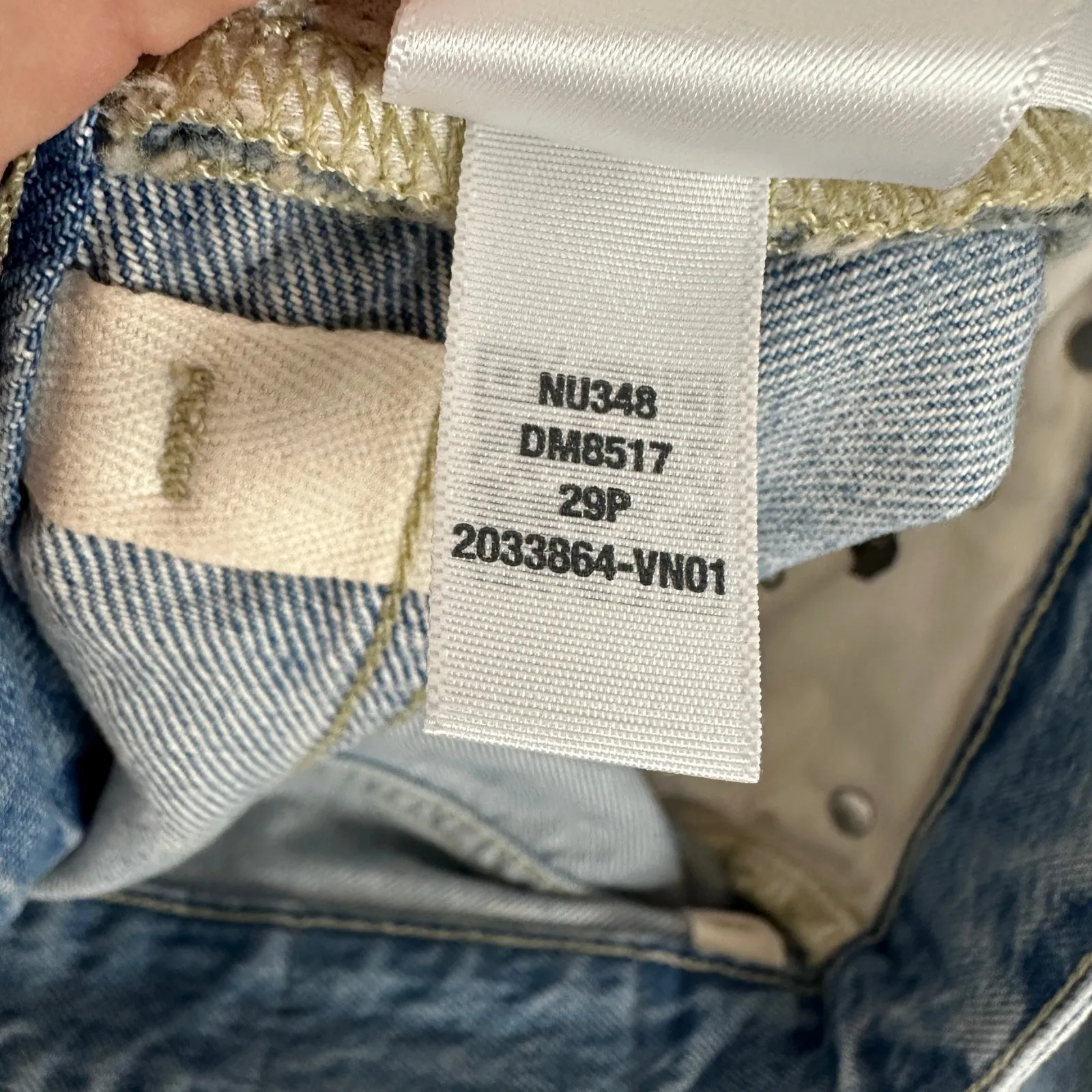 Madewell The The Petite Darted Barrel Leg Jean Edmonson Wash Blue US 29P NWT - Image 15