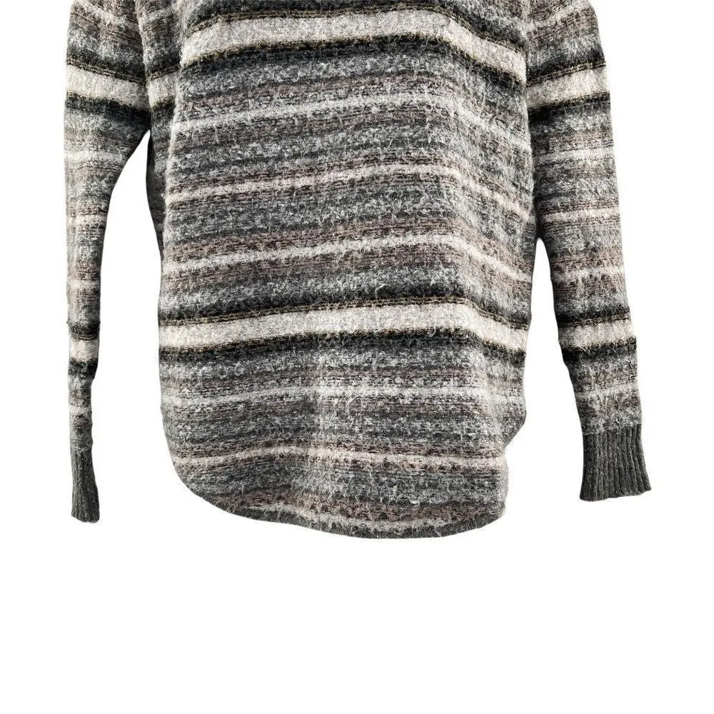 American Eagle Outfitters Striped Mock Neck Turtleneck Long Sleeve Sweater XS - Image 87