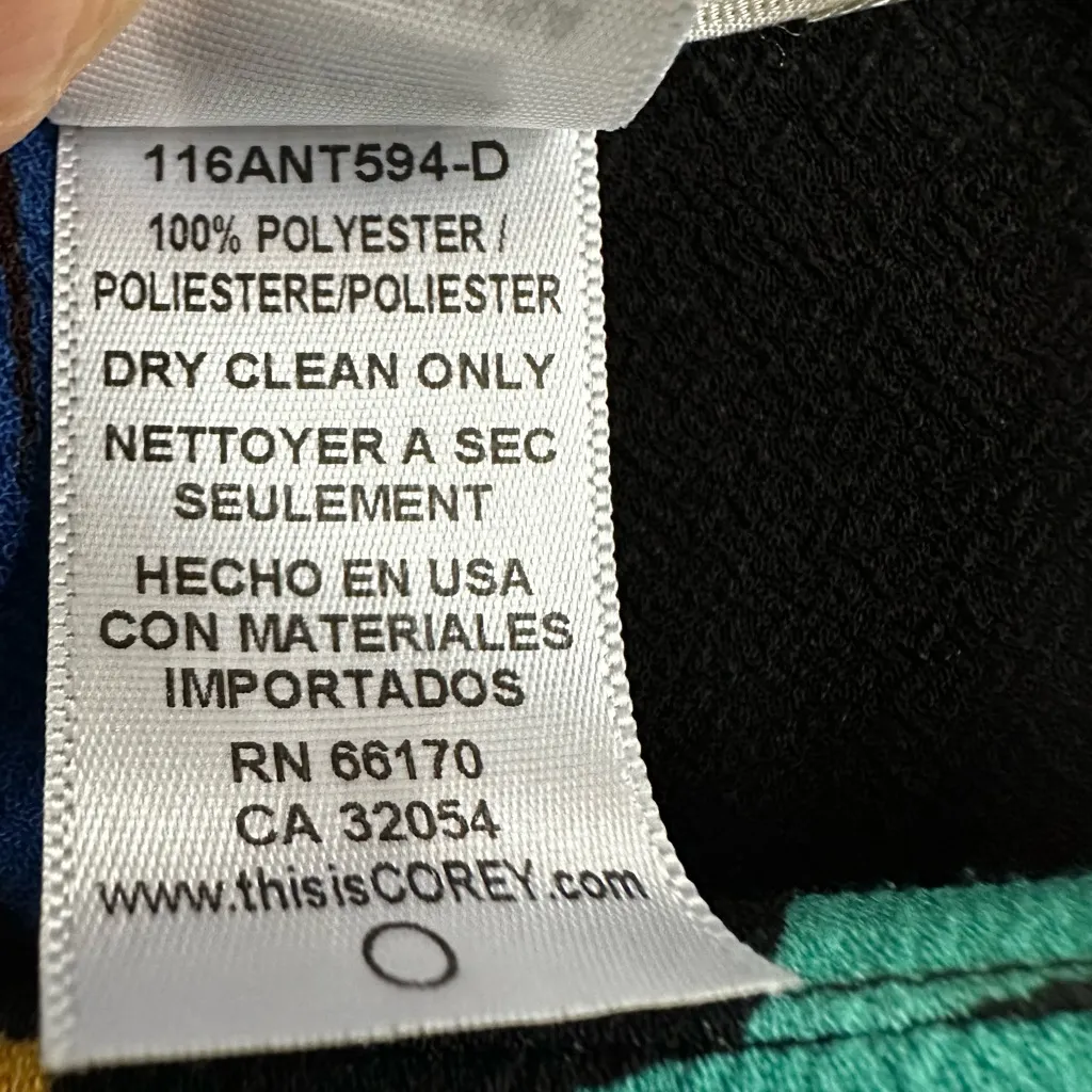 Anthropologie Corey Lynn Calter Kalani Blouse Floral Loud Colorful Tropical - Image 7