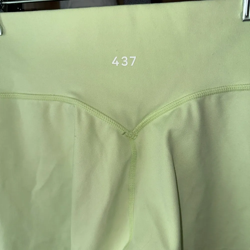 437 V Criss cross biker shorts iced matcha mint high rise alix earle workout - Image 5