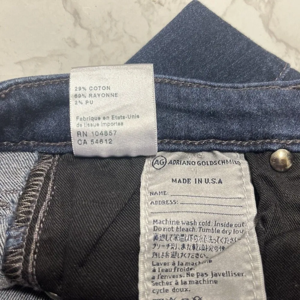 AG Adriano Goldschmied The Legging Super Skinny Fit Denim Jeans Size 27r - Image 4