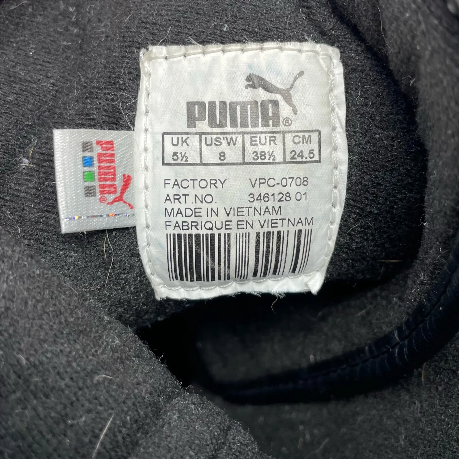 Puma Black Grey Tweed Insulator Boots Women's Size 8 *READ* - Image 10