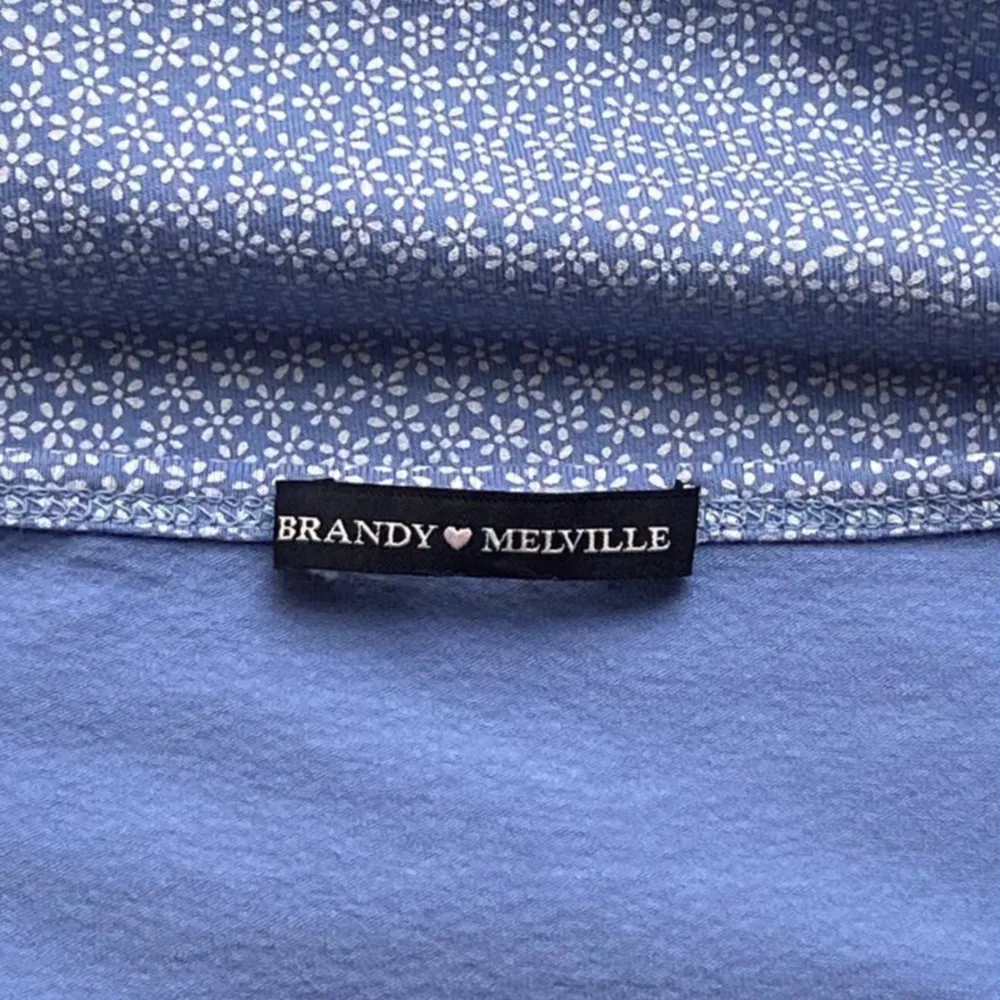 BRANDY MELVILLE Light Blue & White Summer Floral Amara Dress ~ Womens S (?) - Image 7