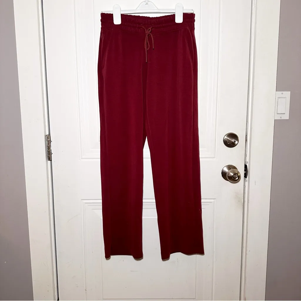 Athleta Mid Rise Seasoft Pants Plum XS - Image 7
