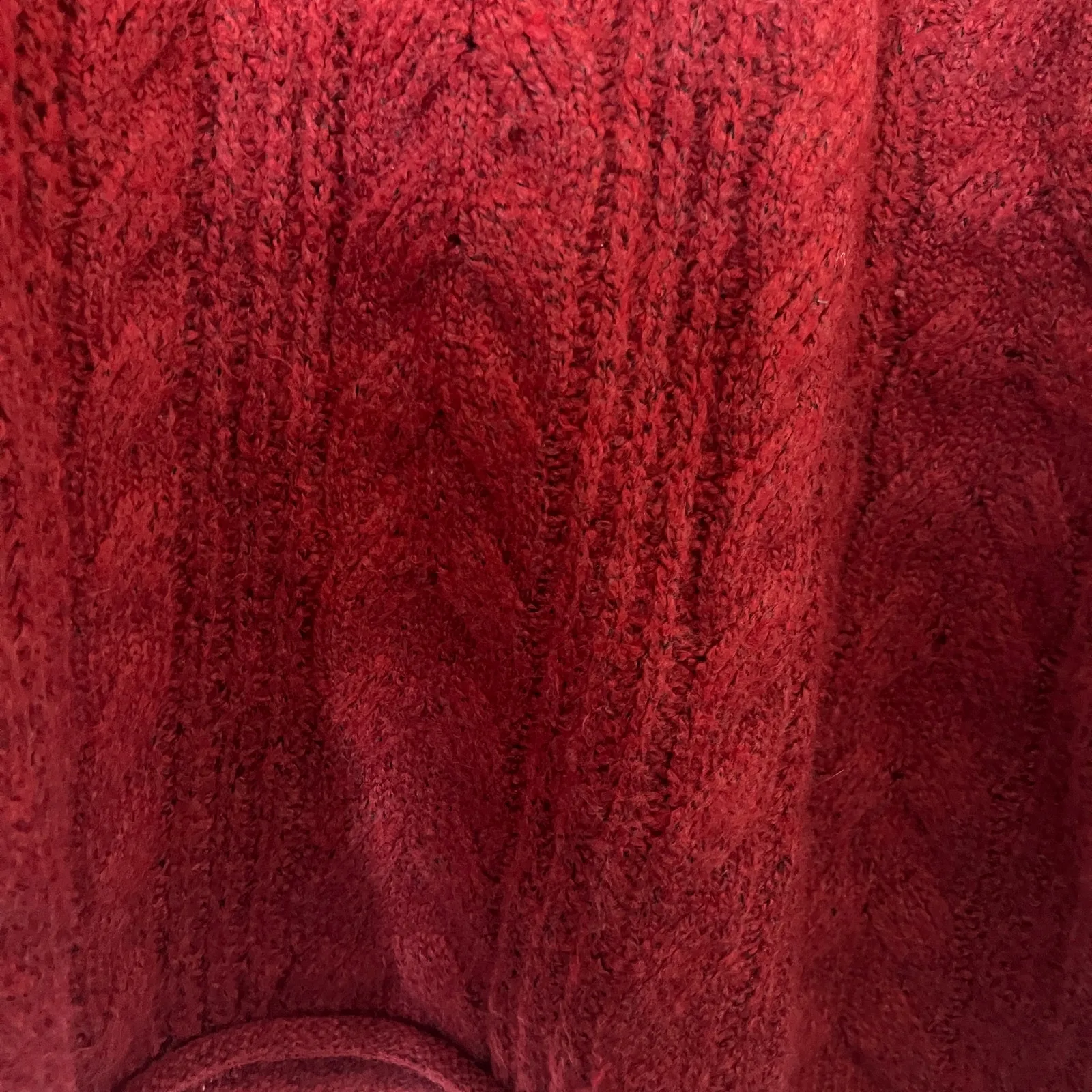 Universal Threads Universal Thread Women's Plus Size Red Cable Knit Crewneck Sweater - 3X - NWT - Image 6