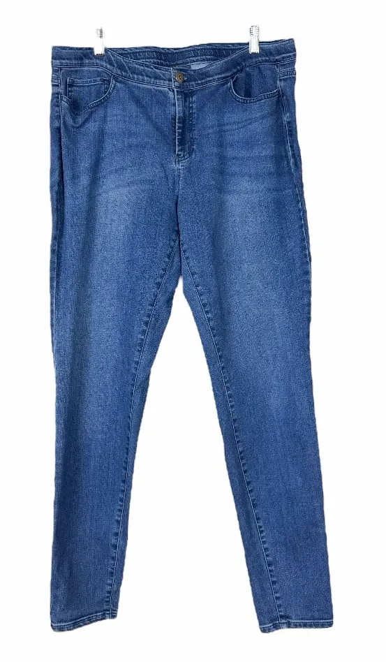 J.Jill Jeans 5 Pocket Legging Medium Wash Mid Rise Women’s Size 16 Tall Blue - Image 1