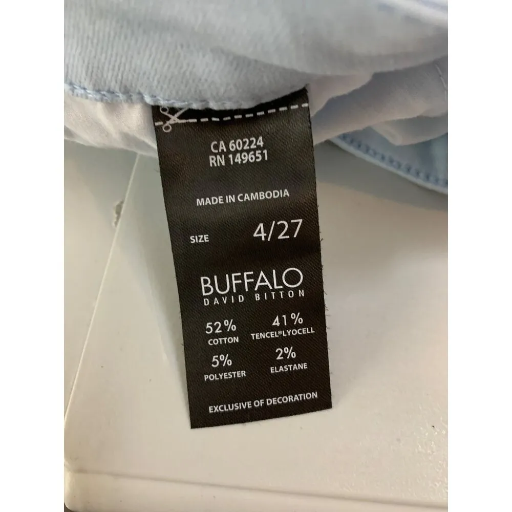 Women's Buffalo Light Blue High Rise Skinny Jeans Size 4/27 - Image 7