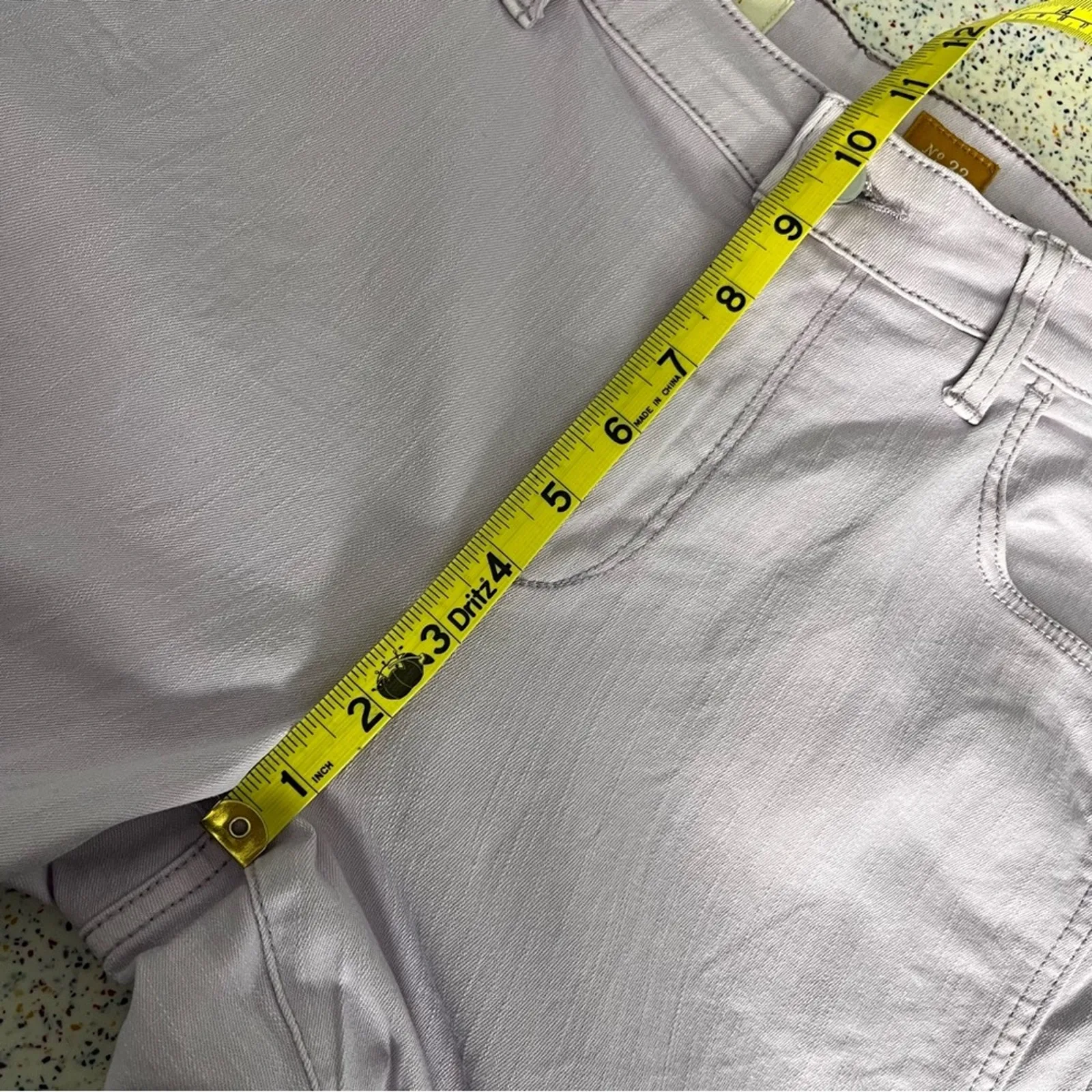 Pilcro Slim Fit Boyfriend Ankle Crop Denim Jeans Lilac Purple Women’s Size 32 - Image 11