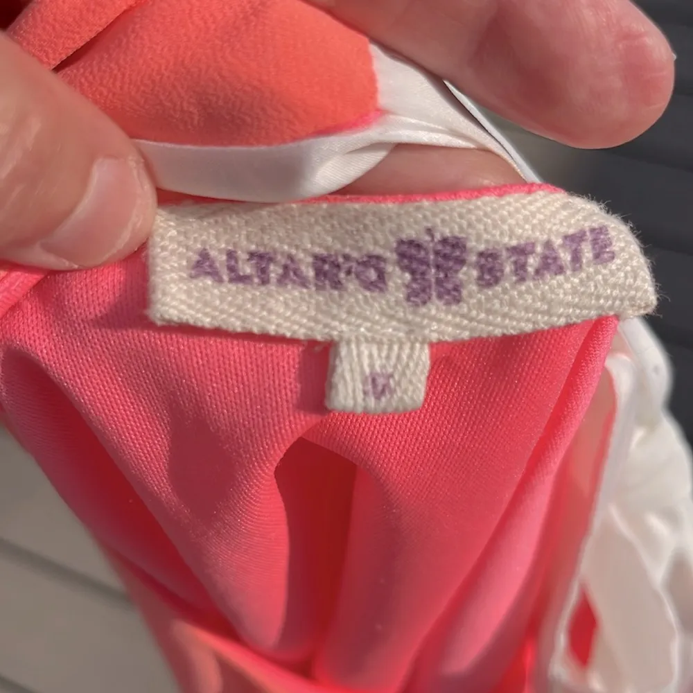 Altard State Romantic Coral Flowy TopTie Back - Image 13