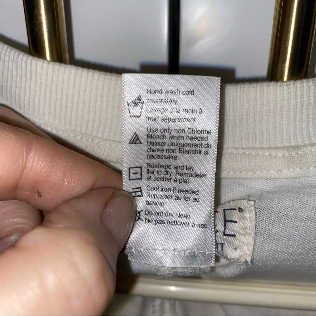 L*Space Bonnie Dress Cream jersey maxi t-shirt dress  minimalist casual chic - Image 9