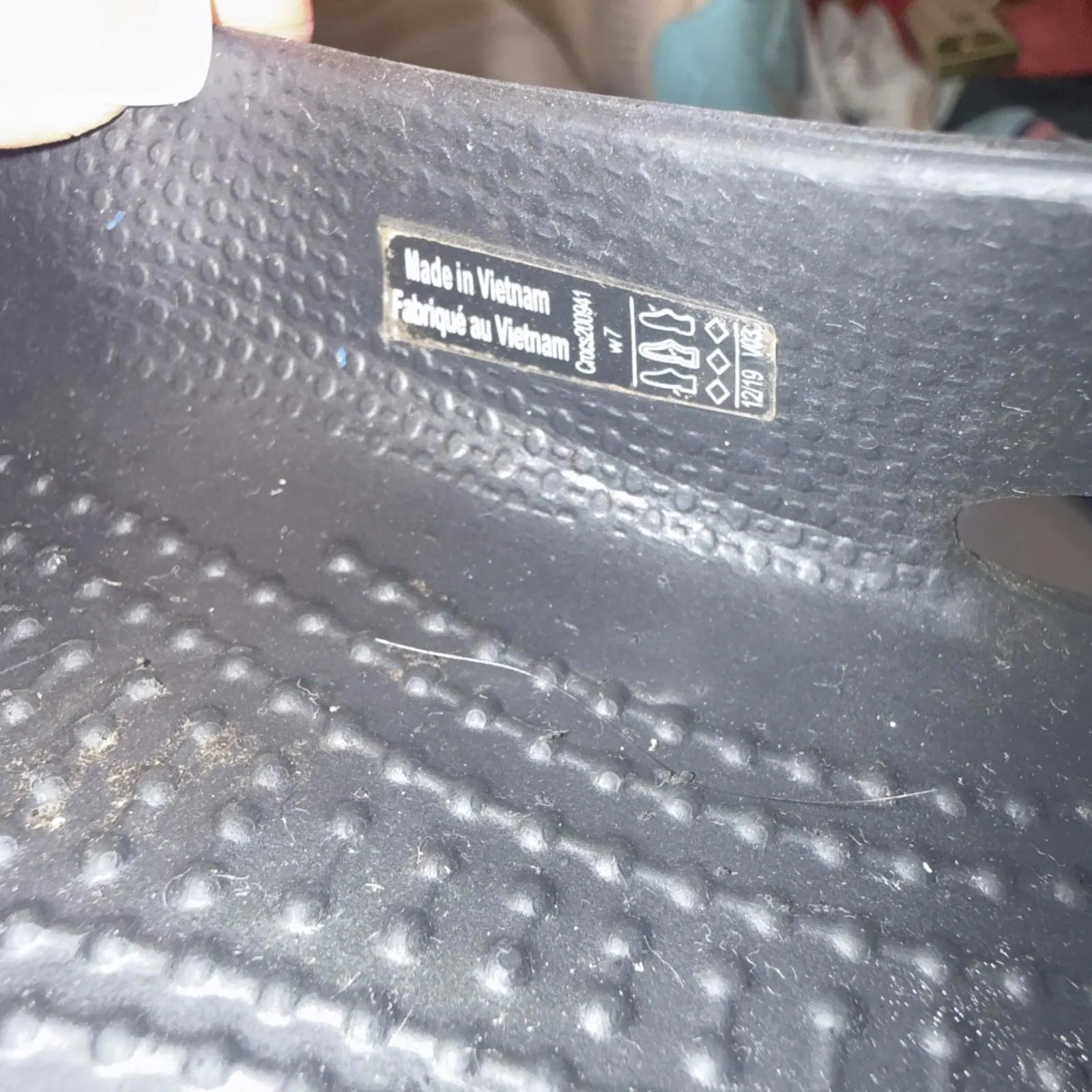 Crocs Black Kadee Flats ‘Ballet Slip On Flat Shoes Sandals Womens Size 7 - Image 7