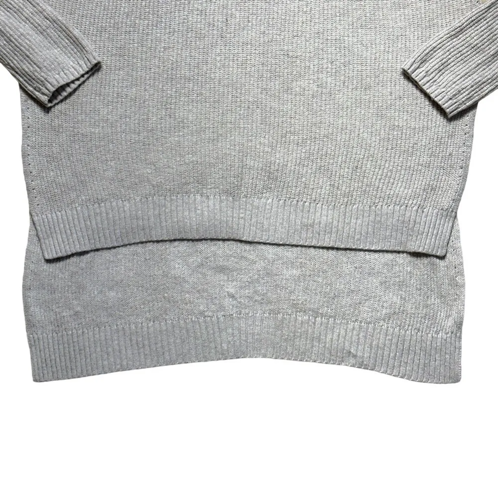 Moth Anthropologie Cream Long Sleeve Knit Hi-Low Tunic Pullover US XS - Image 6