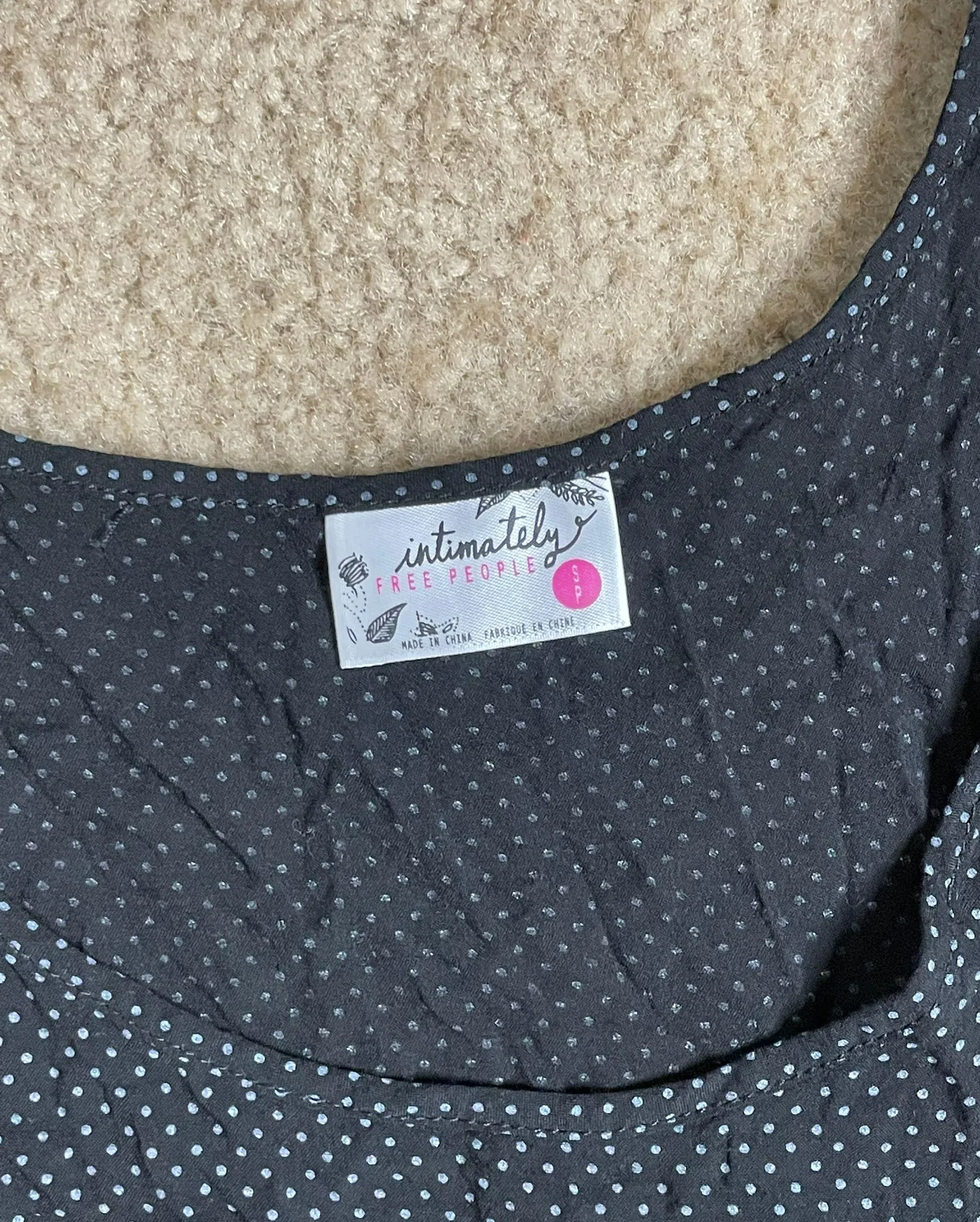 Intimately  Polka Dot Voile Trapeze Slip Dress - Image 4