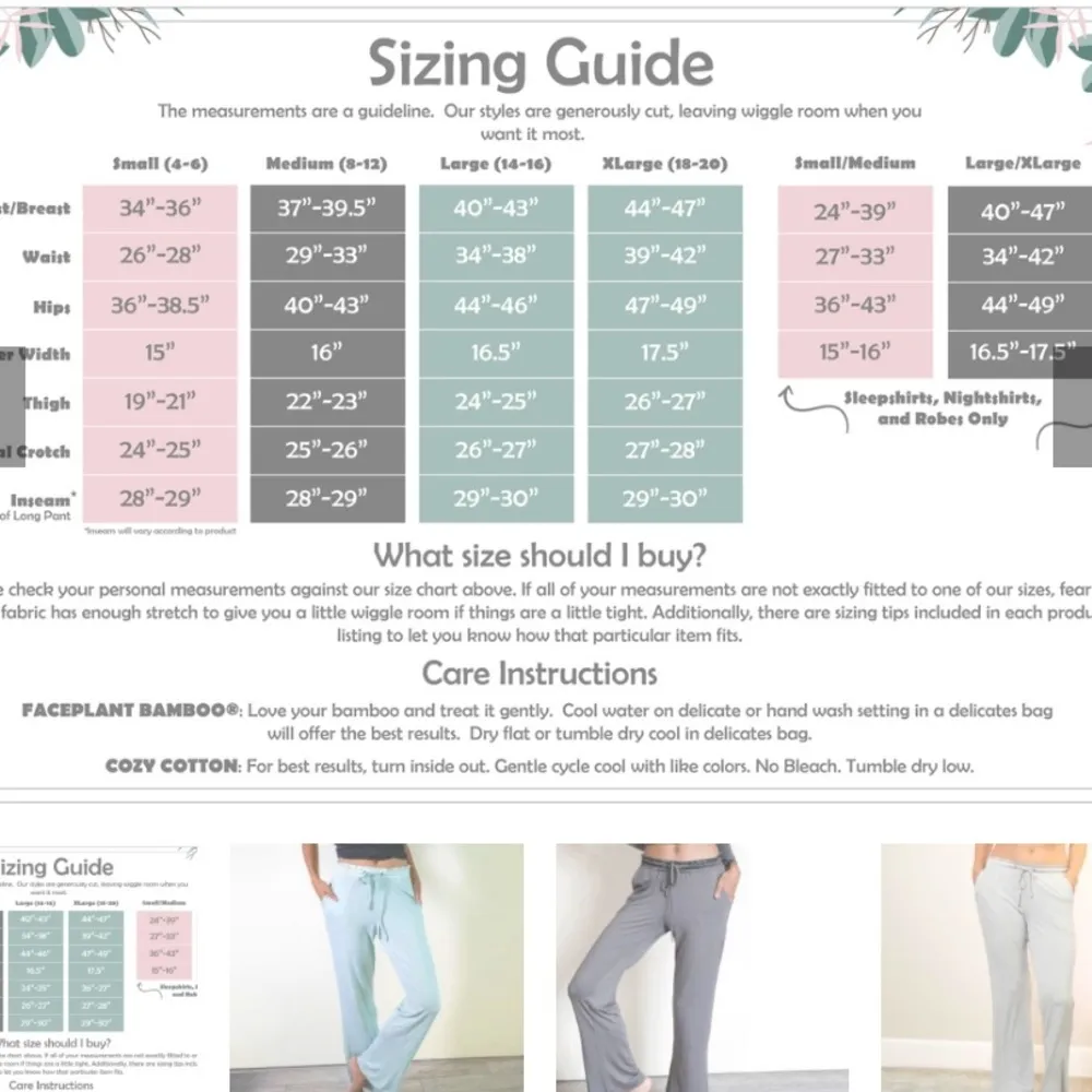 Faceplant Dreams Bamboo Pajama Pants - Image 2