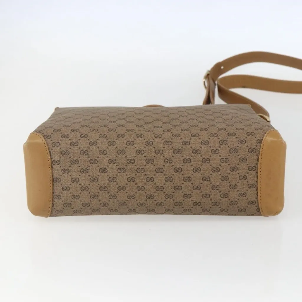 Micro GG Supreme Shoulder Bag PVC Beige Gold 001 20 1368 Authentic - Image 11