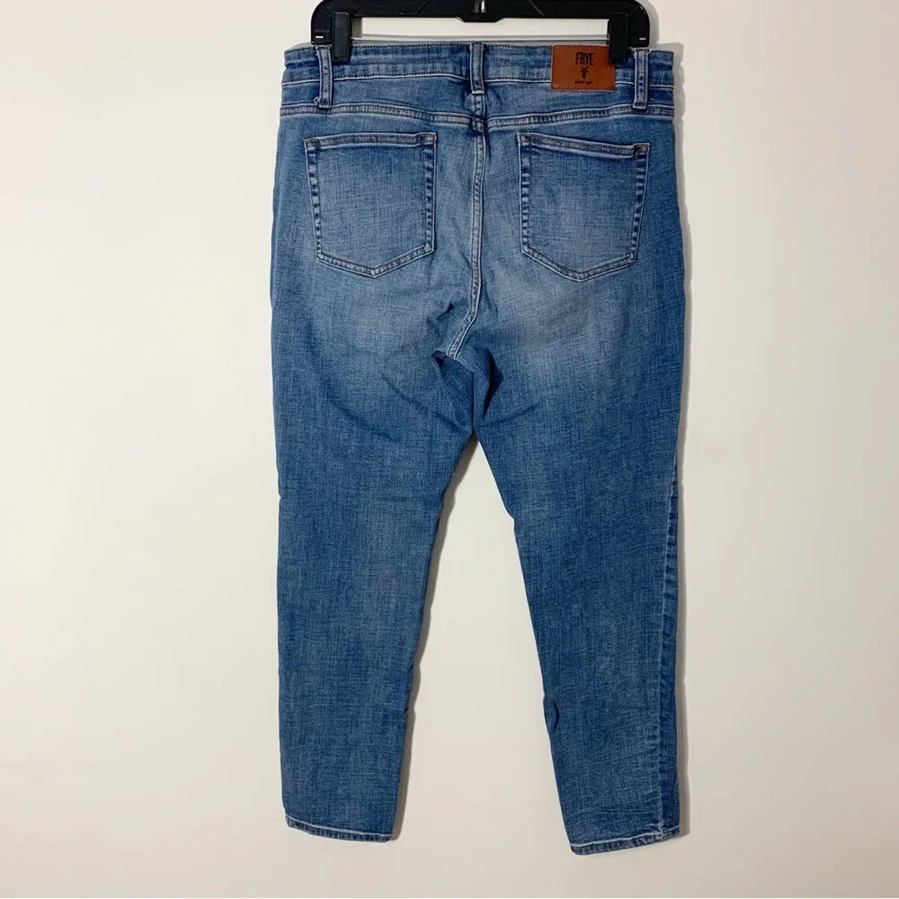 Frye Mid Rise Ankle Skinny Medium Wash Jeans Size 12 - Image 5