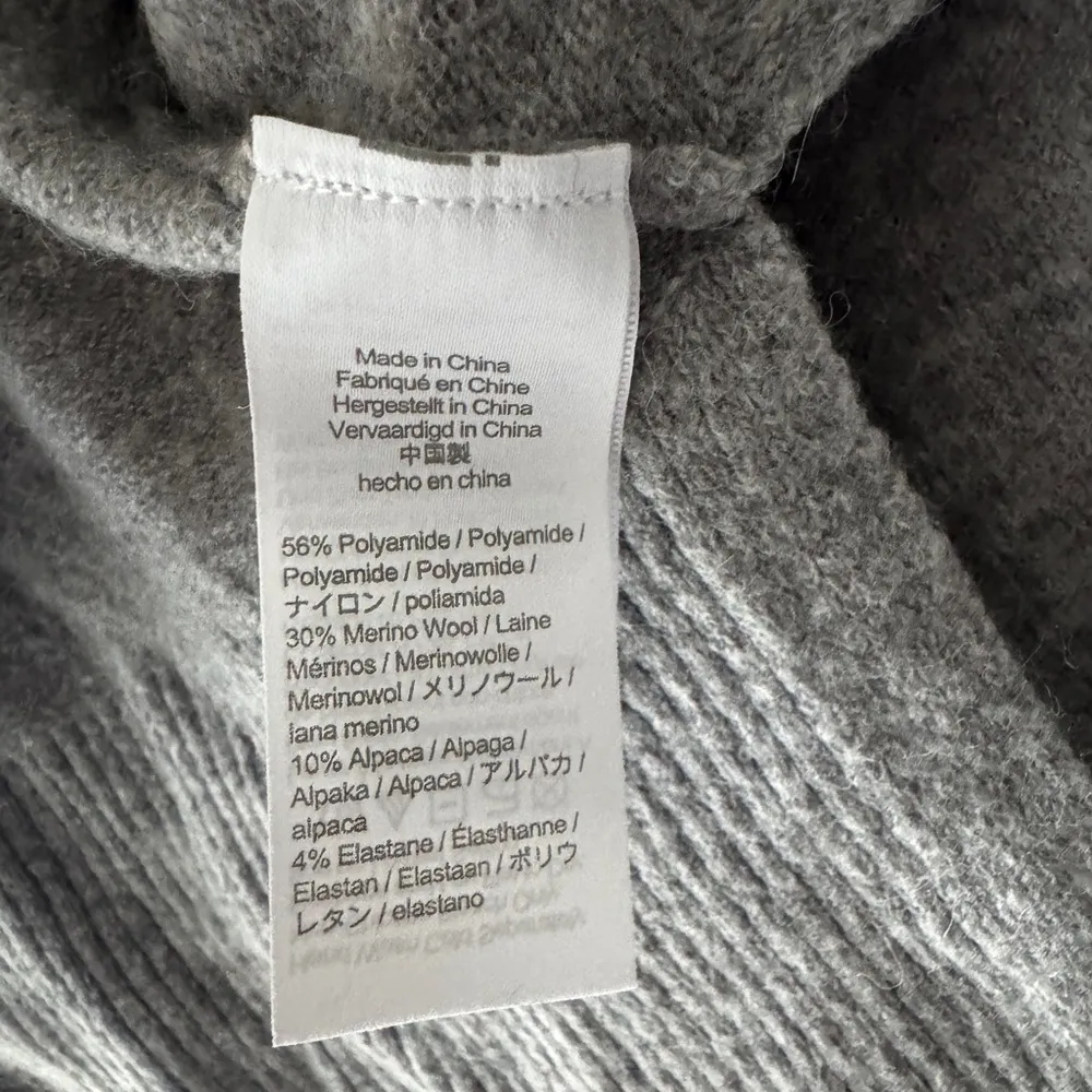 J. Crew Gray Merino Wool Alpaca Blend Knit Turtleneck Sweater - Image 6