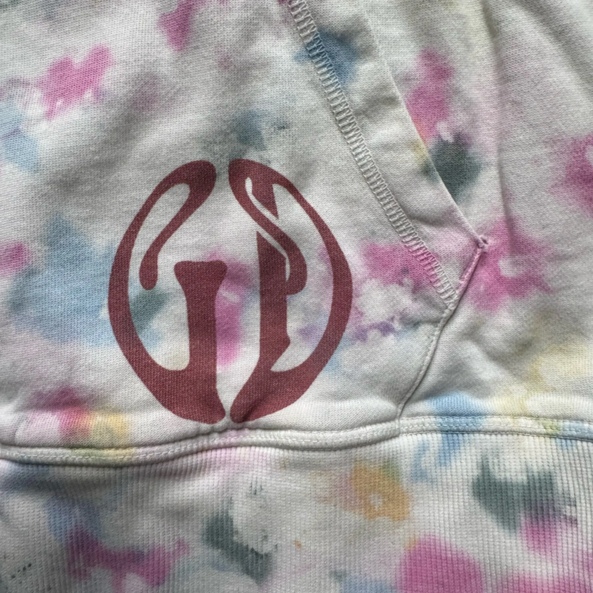 Pact + Grateful Dead Pastel Tie-Dye Hoodie M - Image 3