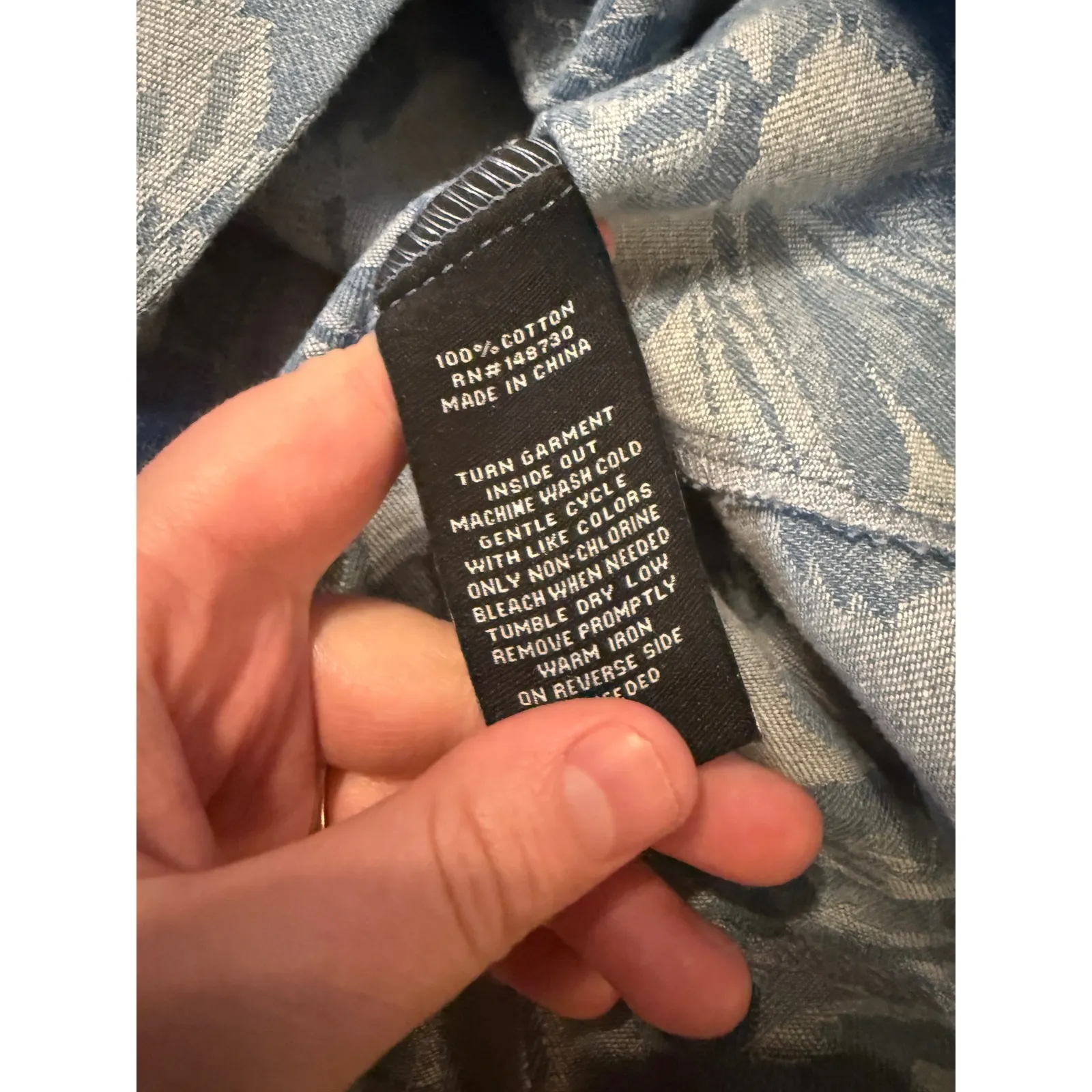 Ice Floral Jacquard Sheath Dress Women's 18W Blue White Cap Sleeve Textured - Image 4