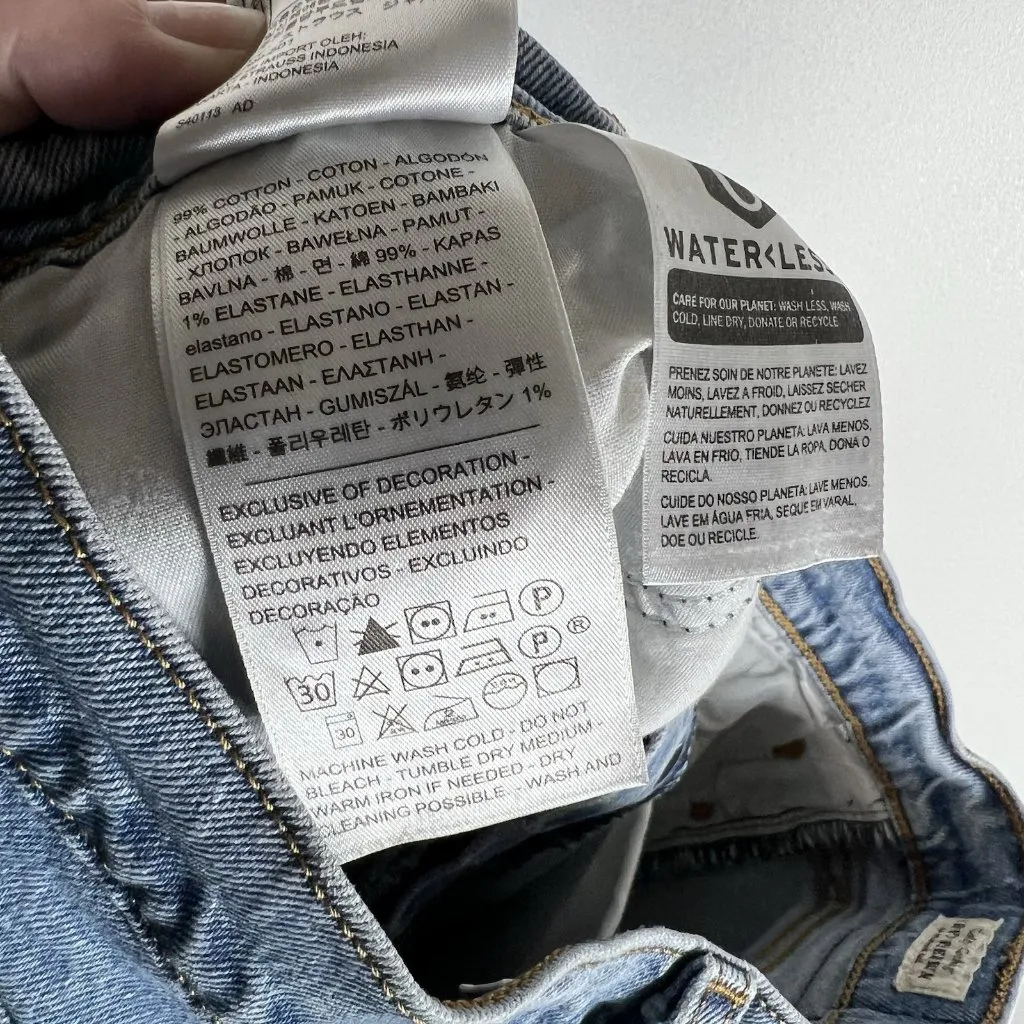 Levi’s Wedgie Icon Fit Ankle Jeans High Waist Size 28 Casual Vintage‎ Style - Image 11