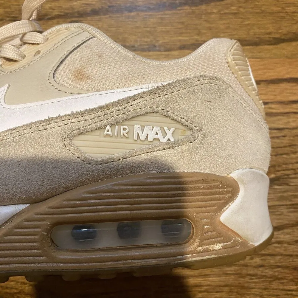 WOMEN Nike Air Max 90‎ Oatmeal AM90 325213 128 GUM Size 9W - Image 7