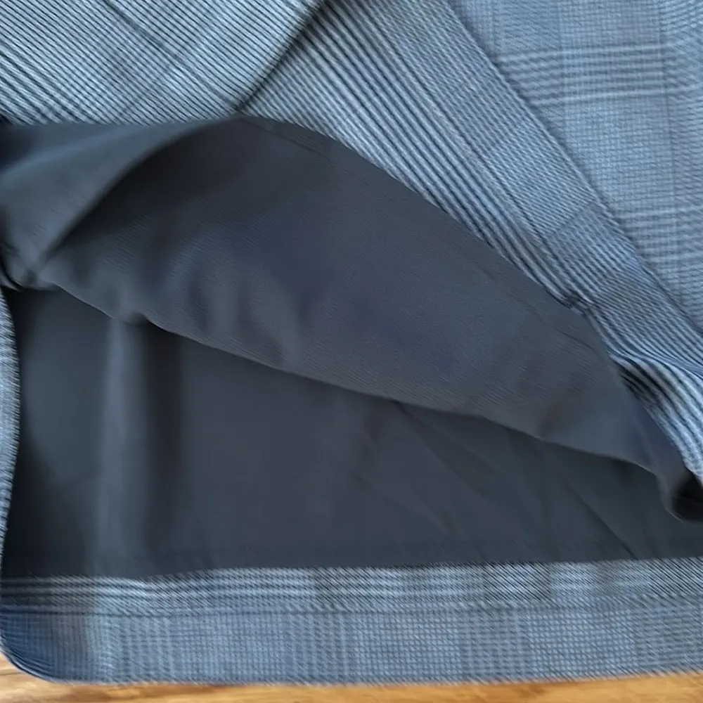 Abercrombie & Fitch Houndstooth Plaid Shoulder Strap Mini Dress Sz S - Image 8