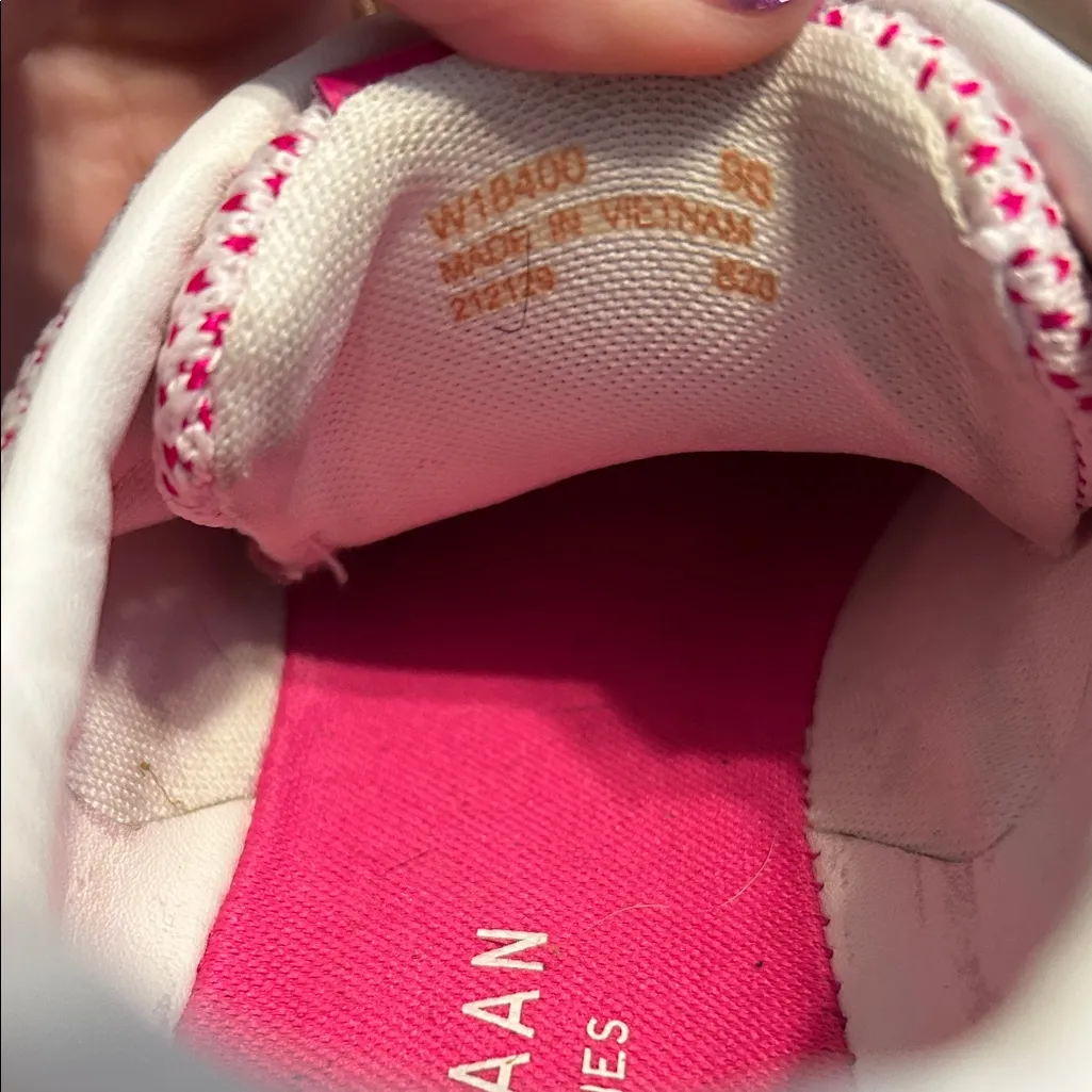Cole Haan Grand Series Pink and White Mesh Sneakers, Size 9B - Image 6