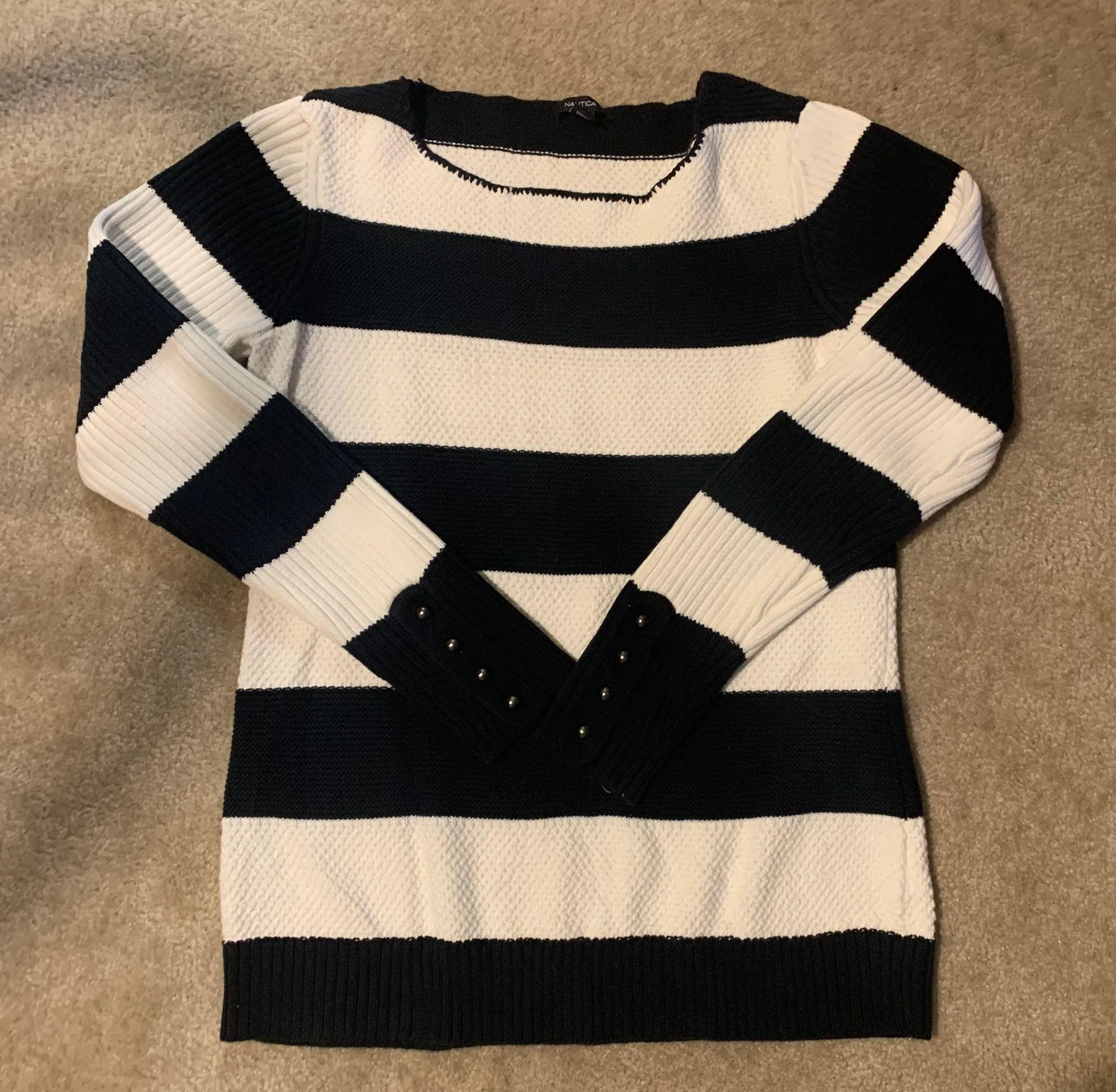 Striped Pullover Sweater - Image 3