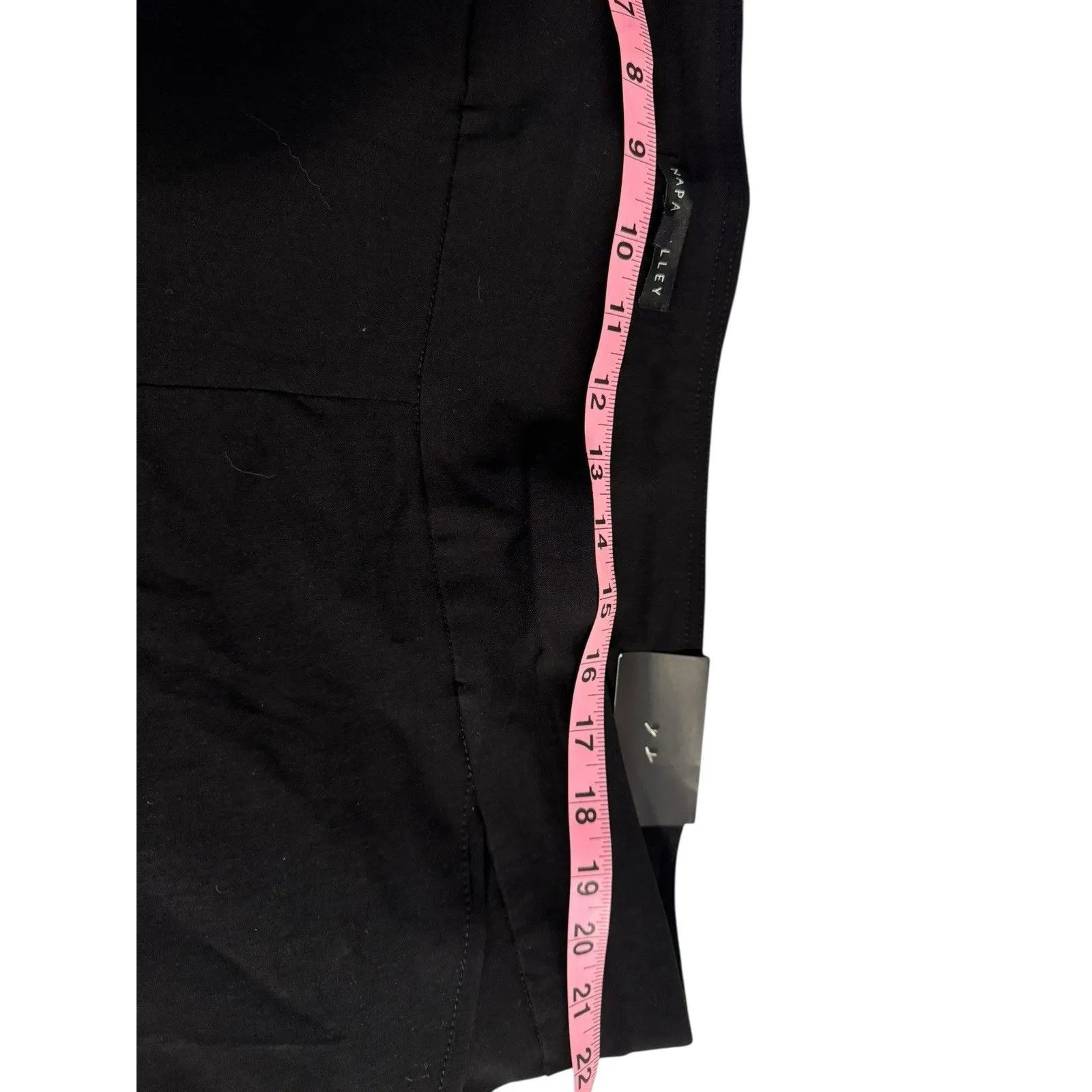 Napa Valley Women's Hidden Elastic Comfort Waistband Capris Size 22 Black NWT - Image 4