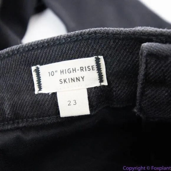 NEW Madewell 10" High-Rise Skinny‎ Jeans in Starkey Wash, 23 - Image 15