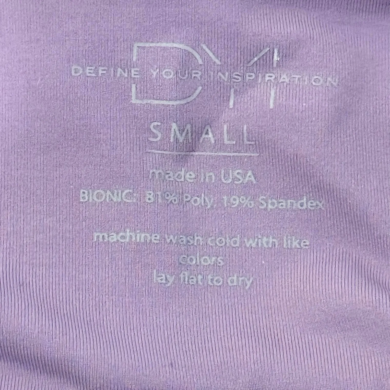 NEW DYI S Sports Bra Elevate Crop Top Purple Moonstone Reptile Shine Workout Gym - Image 7