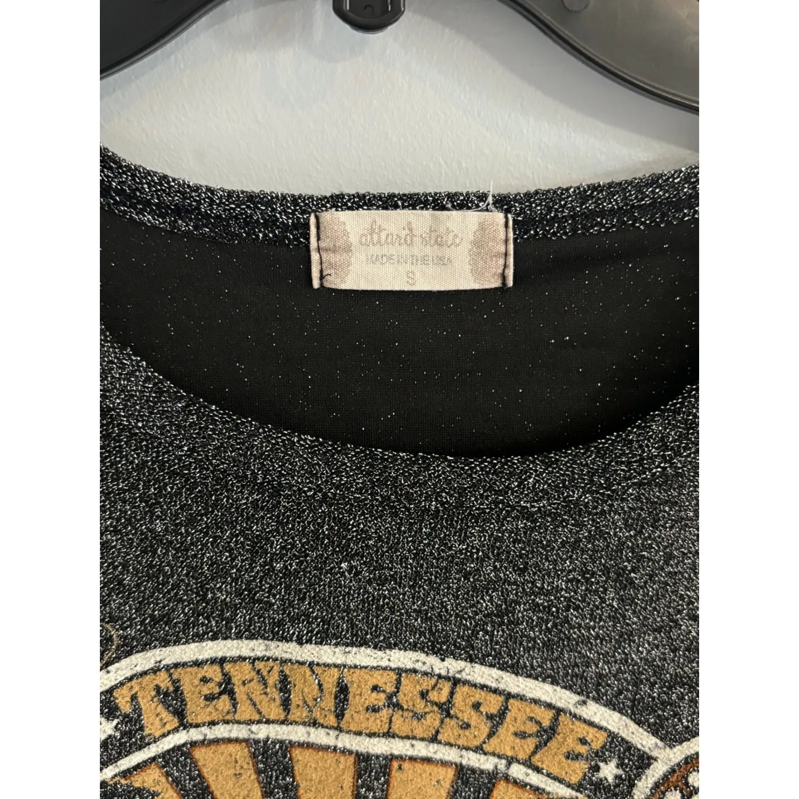 Altard‎ State Nashville Tennessee Graphic Tee Crop Top Sparkle S - Image 4